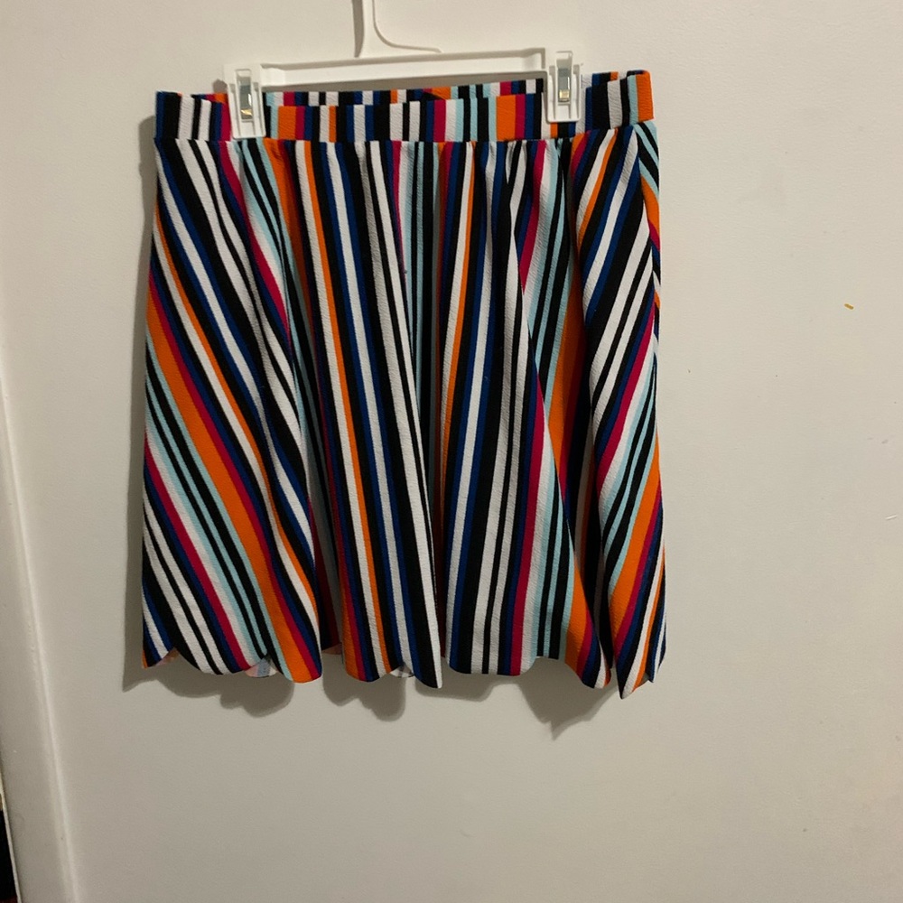 SHEIN Diagonal Striped Skirt - Sz XL